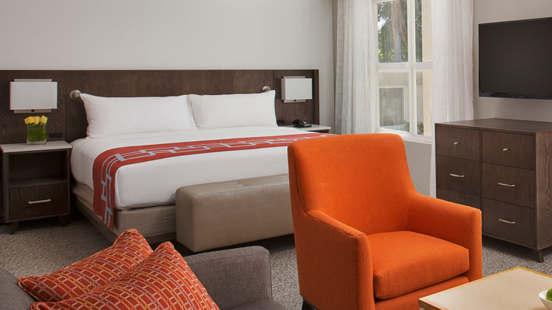 King Studio Suite at Corporate Inn Sunnyvale, California